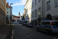 Bild: Demonstration und Gegendemonstration in Nordhausen