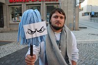Bild: Demonstration und Gegendemonstration in Nordhausen