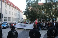 Bild: Demonstration und Gegendemonstration in Nordhausen
