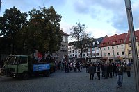 Bild: Demonstration und Gegendemonstration in Nordhausen