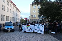 Bild: Demonstration und Gegendemonstration in Nordhausen