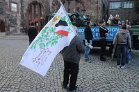 Bild: Demonstration und Gegendemonstration in Nordhausen
