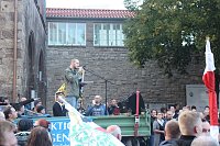 Bild: Demonstration und Gegendemonstration in Nordhausen