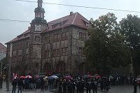 Bild: Demonstration und Gegendemonstration in Nordhausen