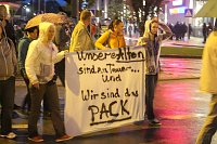 Bild: Demonstration und Gegendemonstration in Nordhausen