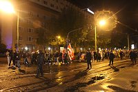 Bild: Demonstration und Gegendemonstration in Nordhausen
