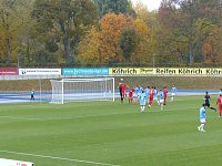 Wacker gewinnt 2:0 - hier fällt das erste Tor für Wacker durch Blume. Bild: Wacker gewinnt 2:0 - hier fällt das erste Tor für Wacker durch Blume.