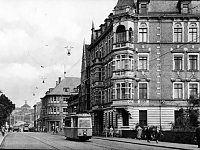 Bild: Bahnhofstra&szlig;e im Wandel der Zeit