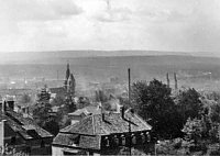 Bild: Blick auf Nordhausen im Jahr 1954