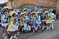Bild: N&auml;rrinnen und Narren trotzen Wetter (1)
