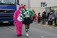 Bild: N&auml;rrinnen und Narren trotzen Wetter (1)