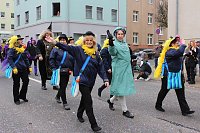 Bild: N&auml;rrinnen und Narren trotzen Wetter (2)