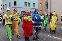 Bild: N&auml;rrinnen und Narren trotzen Wetter (2)