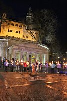 Bild: Nubbel im Flammentod