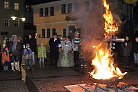 Bild: Nubbel im Flammentod