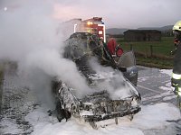 Bild: Auto brannte aus