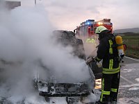 Bild: Auto brannte aus