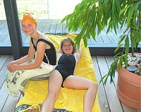 Um die Wette geschwommen Bild: Um die Wette geschwommen