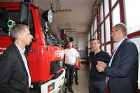 Bild: Nordhausens Landrat Matthias Jendricke zu Besuch in Harztor