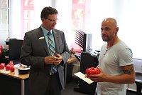 Sieben glückliche Gewinner kamen beim großen Vereinsvoting der Sparkasse aus Harztor Bild: Sieben glückliche Gewinner kamen beim großen Vereinsvoting der Sparkasse aus Harztor