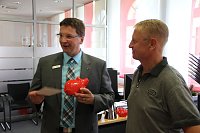 Sieben glückliche Gewinner kamen beim großen Vereinsvoting der Sparkasse aus Harztor Bild: Sieben glückliche Gewinner kamen beim großen Vereinsvoting der Sparkasse aus Harztor
