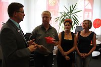Sieben glückliche Gewinner kamen beim großen Vereinsvoting der Sparkasse aus Harztor Bild: Sieben glückliche Gewinner kamen beim großen Vereinsvoting der Sparkasse aus Harztor