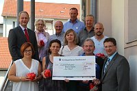 Sieben glückliche Gewinner kamen beim großen Vereinsvoting der Sparkasse aus Harztor Bild: Sieben glückliche Gewinner kamen beim großen Vereinsvoting der Sparkasse aus Harztor