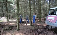 Bild: Am Ort des Geschehens