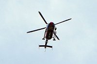 Bild: Die Sprengung einer Bombe