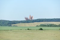 Bild: Die Sprengung einer Bombe