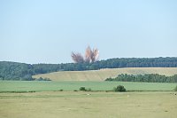 Bild: Die Sprengung einer Bombe