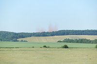 Bild: Die Sprengung einer Bombe