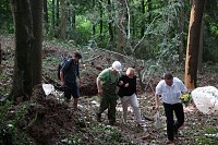 Bild: Die Sprengung einer Bombe