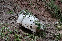 Bild: Die Sprengung einer Bombe