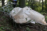 Bild: Die Sprengung einer Bombe