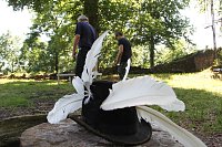 Proben auf dem Burgberg - am Samstag ist es soweit - Ritter Rost feiert auf dem Ilfelder Burgberg Geburtstag Bild: Proben auf dem Burgberg - am Samstag ist es soweit - Ritter Rost feiert auf dem Ilfelder Burgberg Geburtstag