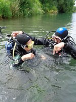 Bild: Schnuppertauchen beim TSC Neptun