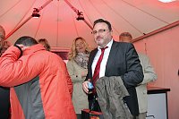 Bild: Nass vor der Premiere