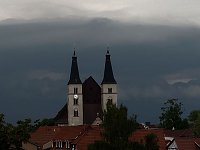 Bild: Dunkle Wolken &uuml;ber Nordhausen