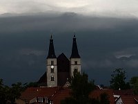 Bild: Dunkle Wolken &uuml;ber Nordhausen