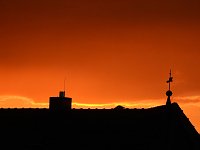Bild: Rote Stunde am Nordh&auml;user Abendhimmel