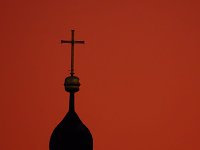 Bild: Rote Stunde am Nordh&auml;user Abendhimmel