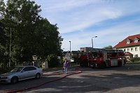 Bild: Brand in der "Frohen Zukunft" in Nordhausen