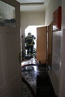 Bild: Brand in der "Frohen Zukunft" in Nordhausen