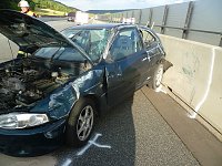 Bild: Unfall auf der Autobahn