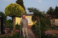 Bild: Georg Dietzel ist ein leidenschaftlicher Kleing&auml;rtner. Der 74-J&auml;hrige wohnt seit 1966 in G&ouml;rsbach.