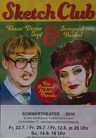 Bild: Peter Blei im "Sketch Club" - Irmgard von Topf & Klaus-Dieter Henkel pr&auml;sentierten ihr neues Programm