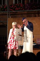 Bild: Peter Blei im "Sketch Club" - Irmgard von Topf & Klaus-Dieter Henkel pr&auml;sentierten ihr neues Programm