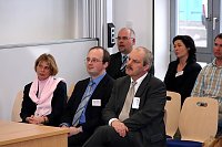 Drei der Initiatoren des Foroms (v.l. Prof. Dr. Stein, Prof. Dr. Zahradnik, Prof. Dr. Knies) Bild: Drei der Initiatoren des Foroms (v.l. Prof. Dr. Stein, Prof. Dr. Zahradnik, Prof. Dr. Knies)
