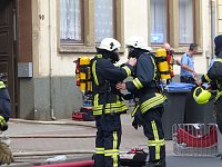 Wohnungsbrand mit vier Verletzten Bild: Wohnungsbrand mit vier Verletzten